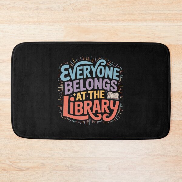Item preview, Everyone Belongs At The Library Funny Nerd designed and sold by AvagondaMind.