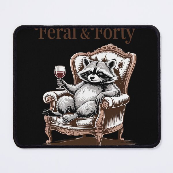 Item preview, 40th Birthday Queen Birthday Party Racoon Feral designed and sold by Tatianamiobi.
