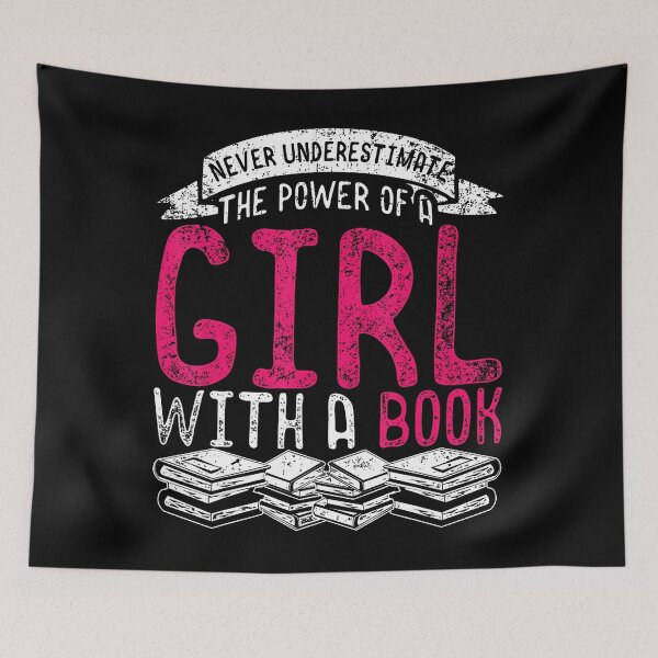 Item preview, Book Nerd Girl Typography designed and sold by JeannieDMorris.