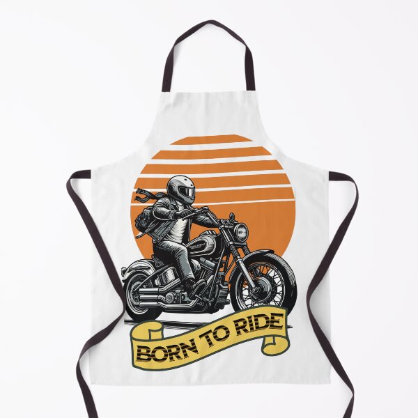Item preview, Born to Ride – Retro Motorcycle Adventure Art designed and sold by denip.