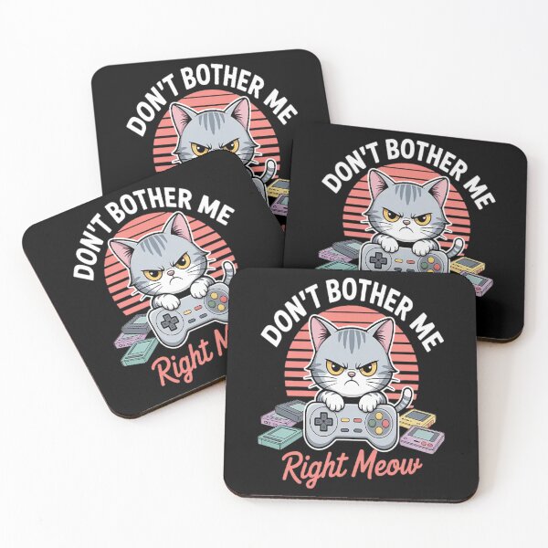Item preview, Cat Gamer Don’t Bother Me Right Meow Video Games Lover designed and sold by SignaturalGen.