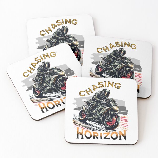 Item preview, Chasing Horizon – High-Speed Motorcycle Art with Racing Vibes designed and sold by denip.