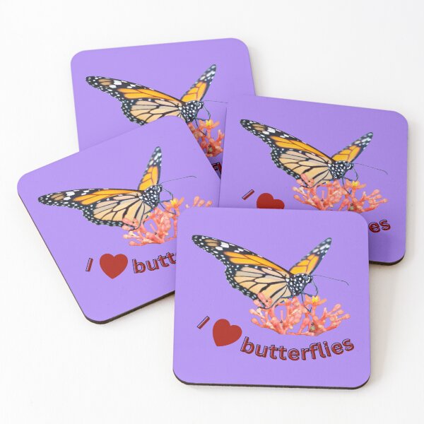 Item preview, Monarch butterflies – I love butterflies | Nature, lightness & joie de vivre designed and sold by Katja LebenFreude.