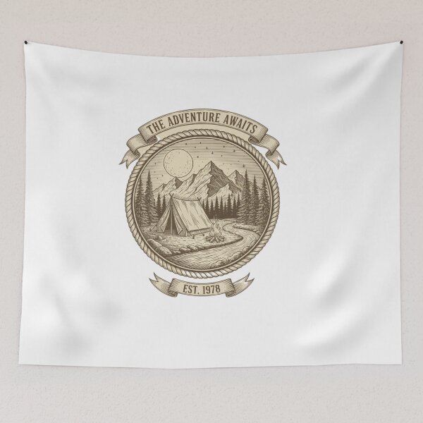 Item preview, Adventure Awaits Camping Est 1978 designed and sold by MJO80.