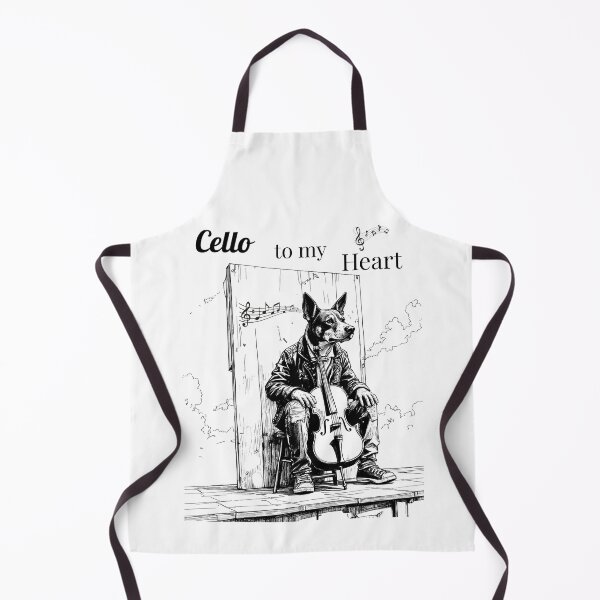 Item preview, Furry Philharmonic - Dog and Cello designed and sold by Petalandfur.