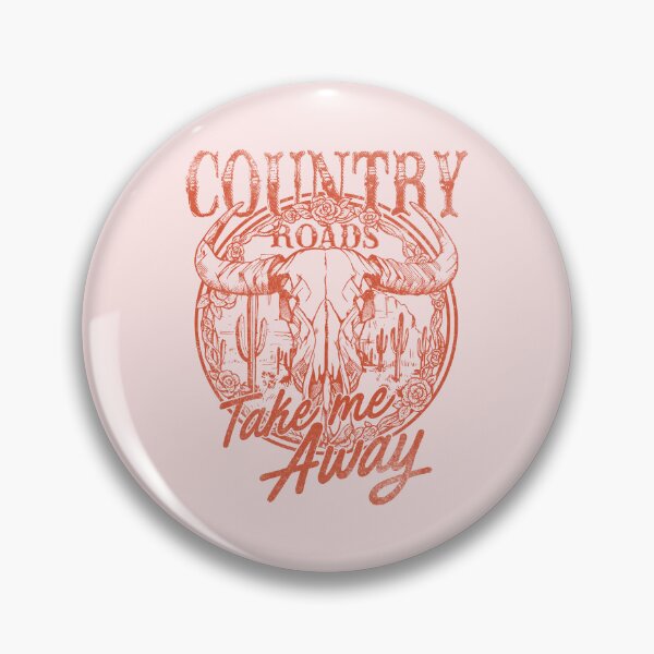 Item preview, Country Roads Take Me Away Western Bull Skull designed and sold by The secret storage room.