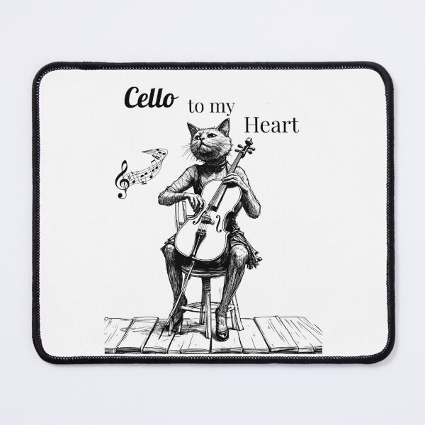 Item preview, Furry Philharmonic - Cat and Cello designed and sold by Petalandfur.