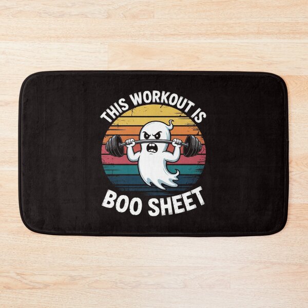 Item preview, This Workout Is Boo Sheet Halloween Ghost Exercise Gym designed and sold by lavethediso.