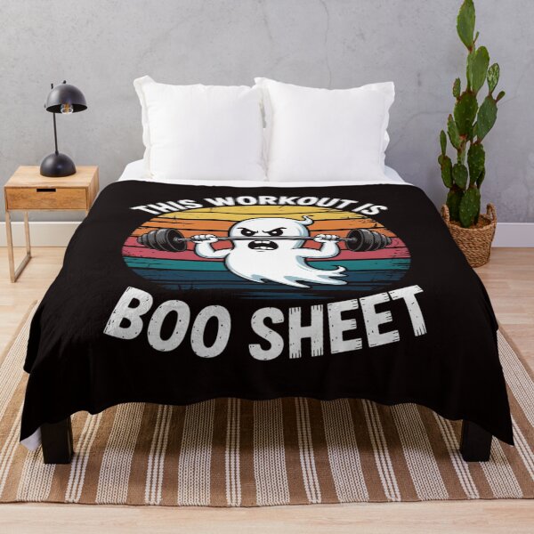 Item preview, This Workout Is Boo Sheet Halloween Ghost Exercise Gym designed and sold by lavethediso.