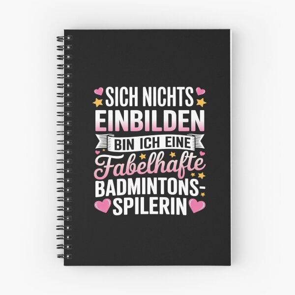 Item preview, Fabelhafte Badmintonspielerin - Badminton Geschenke designed and sold by AvagondaMind.