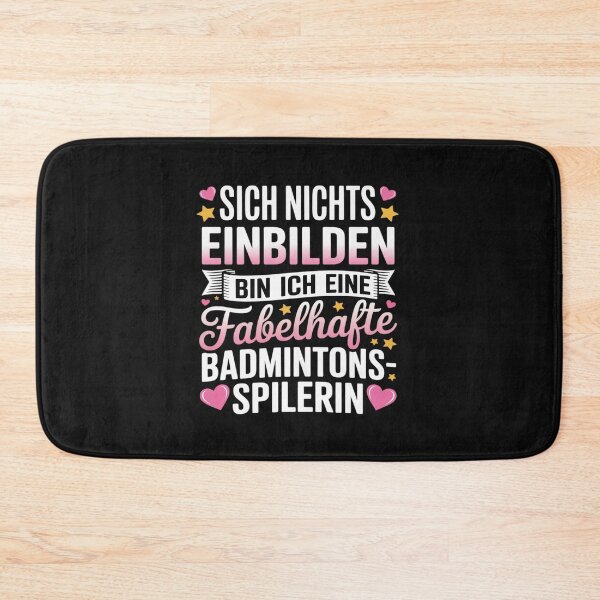 Item preview, Fabelhafte Badmintonspielerin - Badminton Geschenke designed and sold by AvagondaMind.
