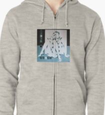 Seated Figure Zipped Hoodie