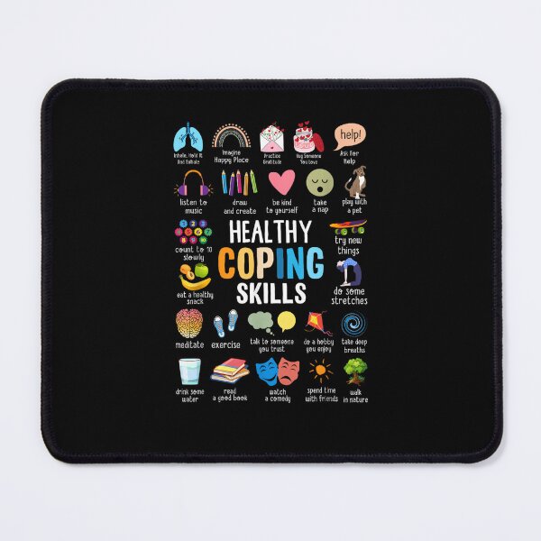 Item preview, Healthy Coping Skills Mental Health Awareness designed and sold by StickChic.