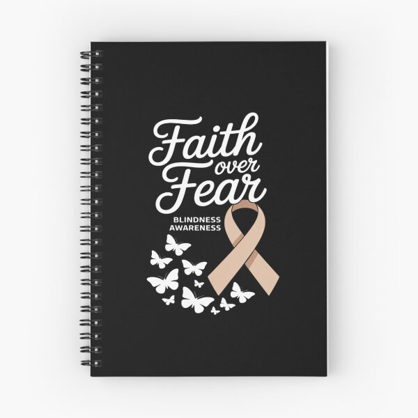 Item preview, Faith Over Fear Blindness Awareness Butterfly designed and sold by AvagondaMind.
