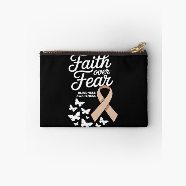 Item preview, Faith Over Fear Blindness Awareness Butterfly designed and sold by AvagondaMind.