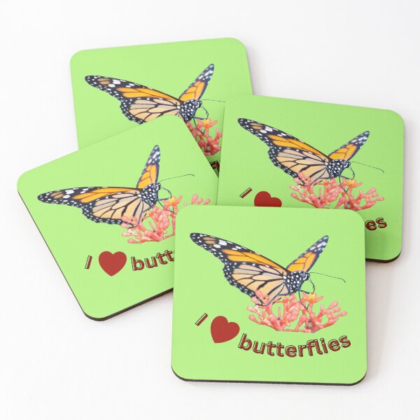 Item preview, Monarch butterflies – I love butterflies | Nature, lightness & joie de vivre designed and sold by Katja LebenFreude.