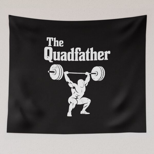 Item preview, The Quadfather Squat Weightlifter Exercise Fitness designed and sold by czechascheledu.