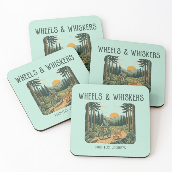 Item preview, Wheels & Whiskers – Cycling Adventure with a Cat designed and sold by Dogandesighn.