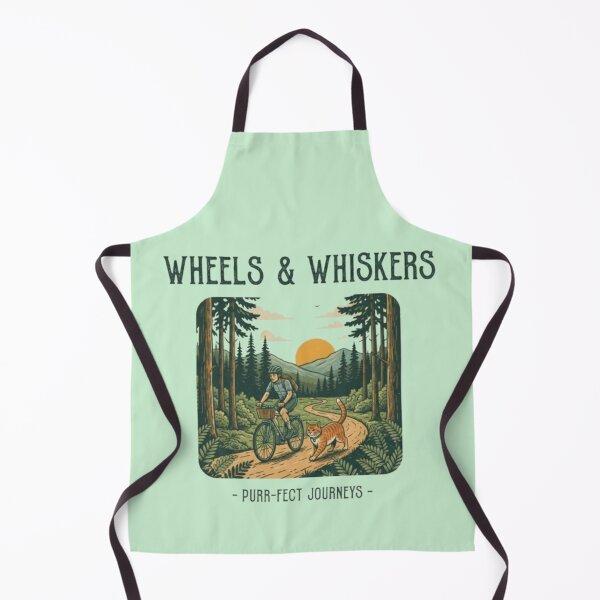 Item preview, Wheels & Whiskers – Cycling Adventure with a Cat designed and sold by Dogandesighn.