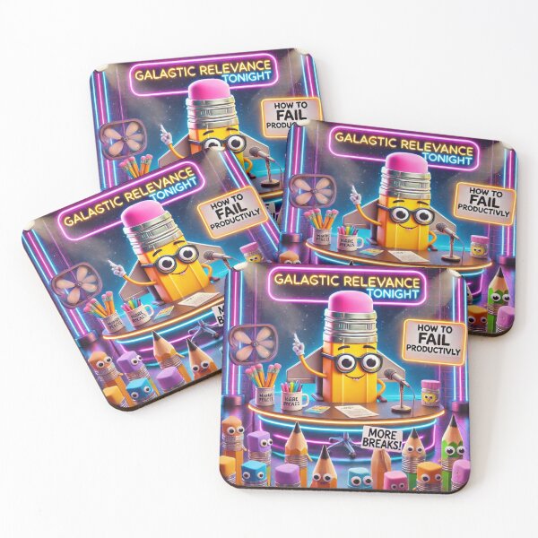 Item preview, Galactic Relevance Tonight – How to Fail Productively designed and sold by ComedyInkFactor.
