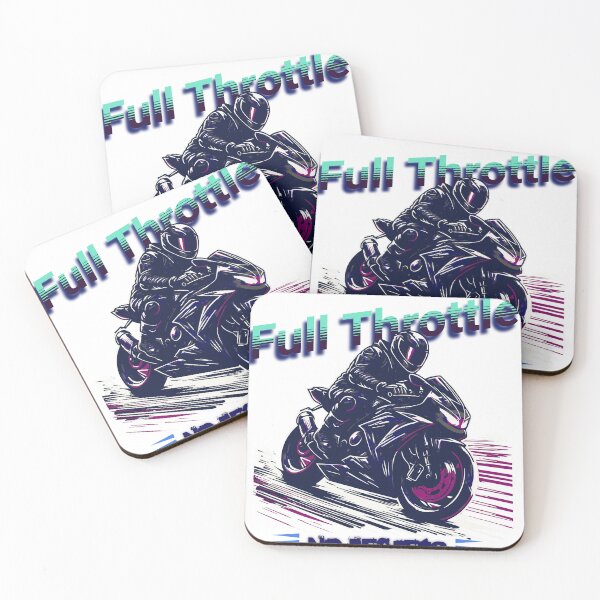 Item preview, Full Throttle, No Regret – Speed Rider Art with MotoGP Energy designed and sold by denip.