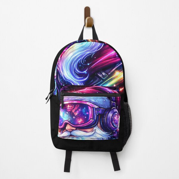 Item preview, Neon Gamer Santa RGB Glow | Cyberpunk Christmas Art for Gamers designed and sold by SoulenCify.