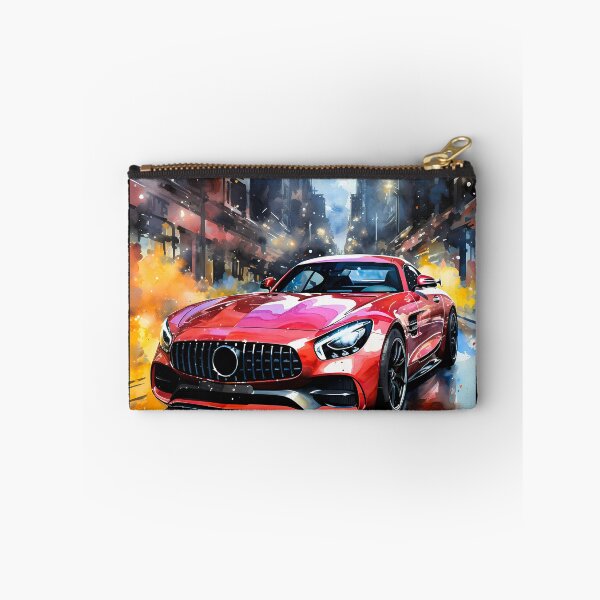 Item preview, Powerful grand tourer idling amid smoky downtown traffic designed and sold by RevUpDesign.