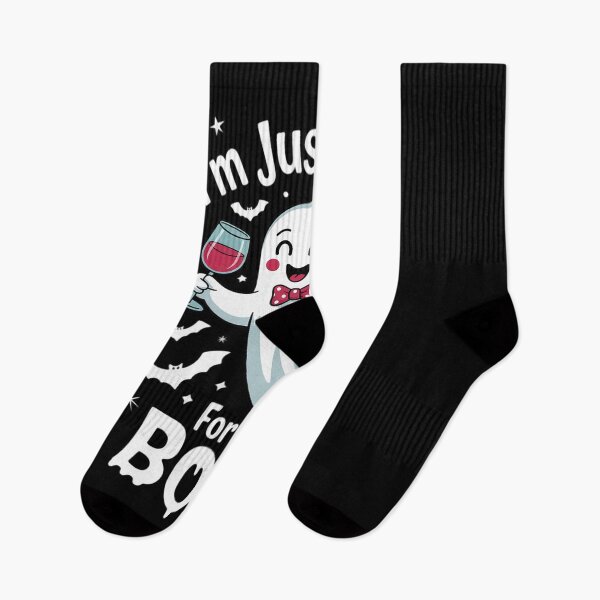 Item preview, I'm Just Here For The Boos Halloween Women Ghost  designed and sold by RoyTill0Art.
