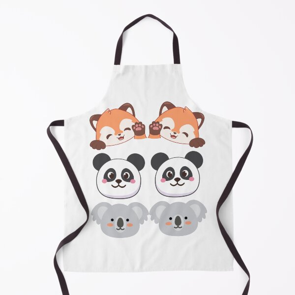 Item preview, Red Panda, Panda, & Koala Faces designed and sold by IN Tales.