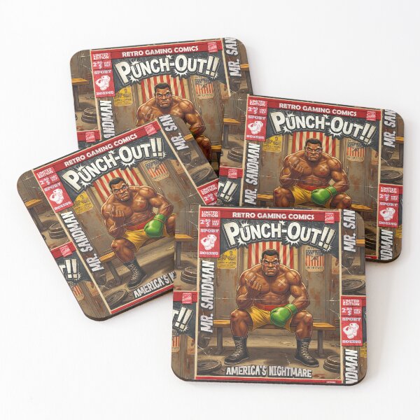 Item preview, Punch Out Mr.Sandman Comic Cover Retro Gaming Art  designed and sold by Back2Collage.
