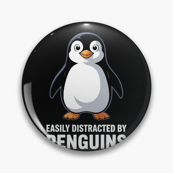 Item preview, Cute Penguin Lover Easily Distracted By Penguins  designed and sold by RuthGAArt.