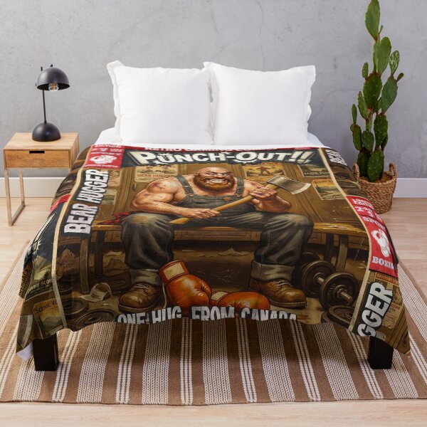 Item preview, Punch Out Bear Hugger Comic Cover Retro Gaming Art  designed and sold by Back2Collage.