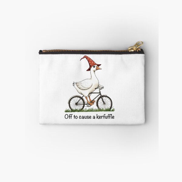 Item preview, Off to Cause a Kerfuffle – Funny Goose Illustration designed and sold by Senkov.