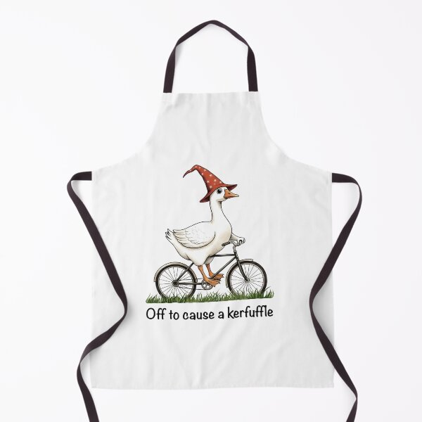 Item preview, Off to Cause a Kerfuffle – Funny Goose Illustration designed and sold by Senkov.