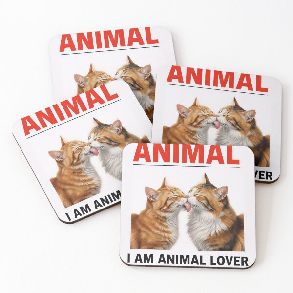 Item preview, KISS CATS, ZoomagiPuzzle, 8K 1 designed and sold by ANIMALS IN LOVE - T- SHIRTS - Zoomagic Puzzle.