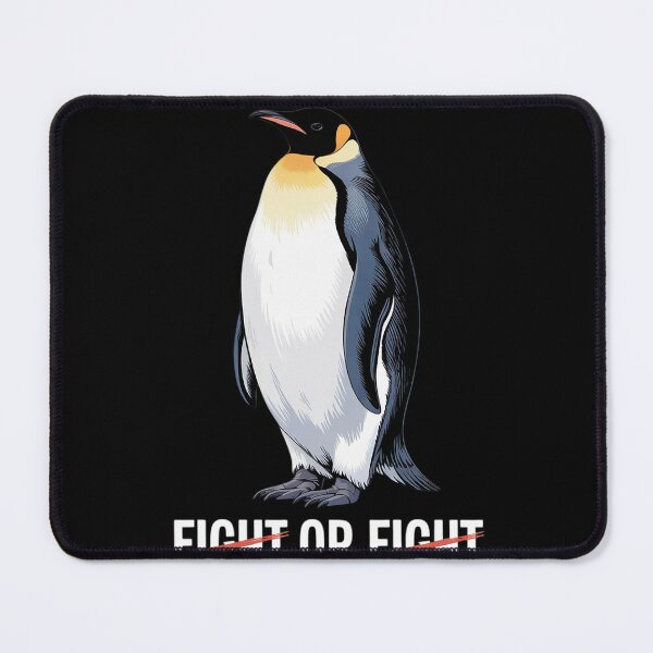 Item preview, Fight Or Flight Funny Penguin Meme Anxiety Psychologist Pun  designed and sold by RuthGAArt.