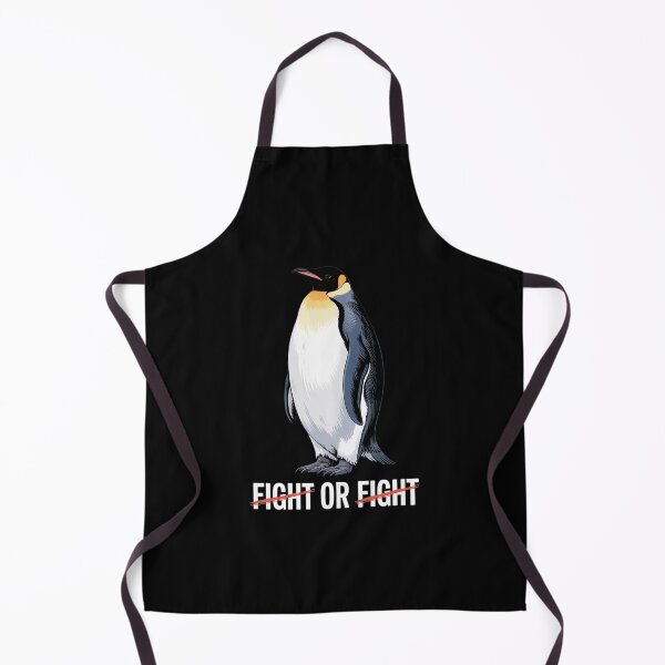 Item preview, Fight Or Flight Funny Penguin Meme Anxiety Psychologist Pun designed and sold by RuthGAArt.