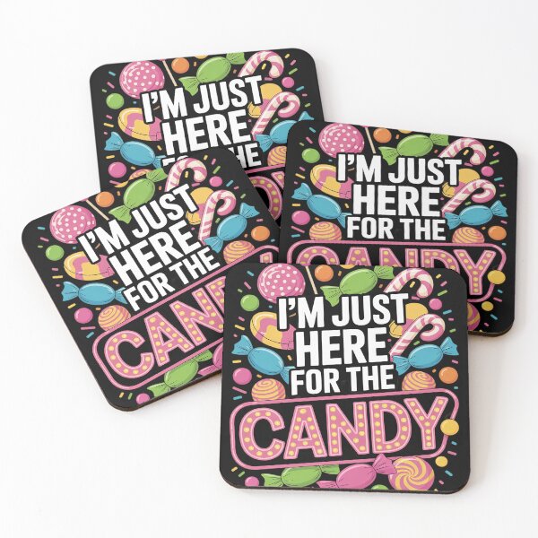 Item preview, I'm Just Here For The Candy Funny Halloween Trick or Treat  designed and sold by RoyTill0Art.