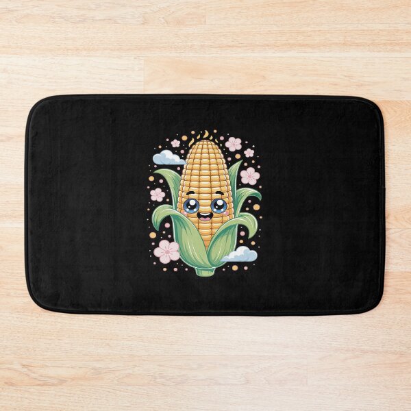 Item preview, Adorable Corn Doodle With Floral Accents designed and sold by HORIZBoutique.