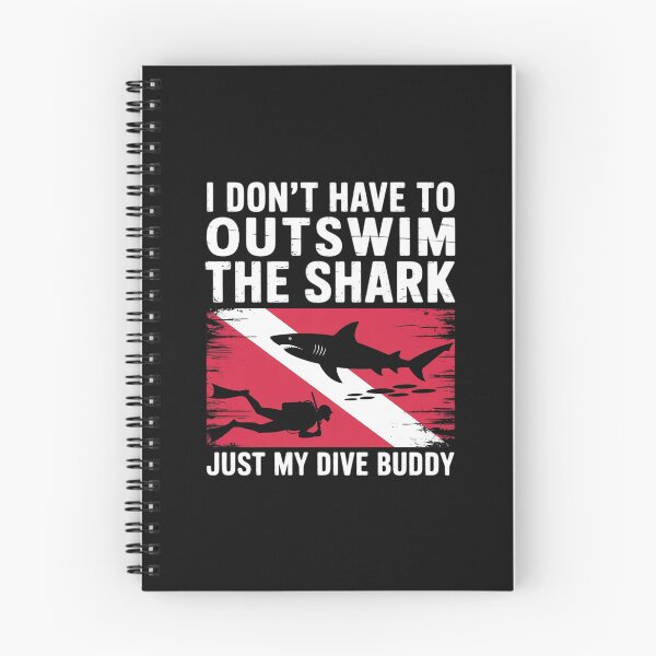 Item preview, Scuba Diving For Men Women Shark Diving Buddy designed and sold by nicomitchell.