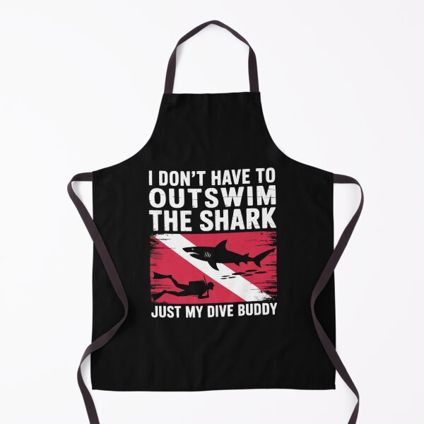 Item preview, Scuba Diving For Men Women Shark Diving Buddy designed and sold by nicomitchell.