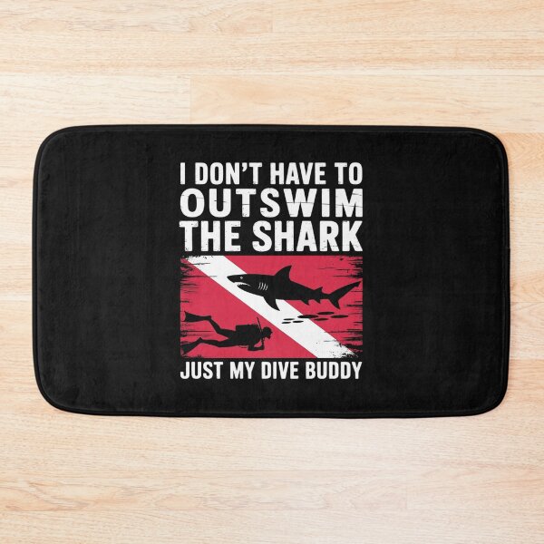 Item preview, Scuba Diving For Men Women Shark Diving Buddy designed and sold by nicomitchell.