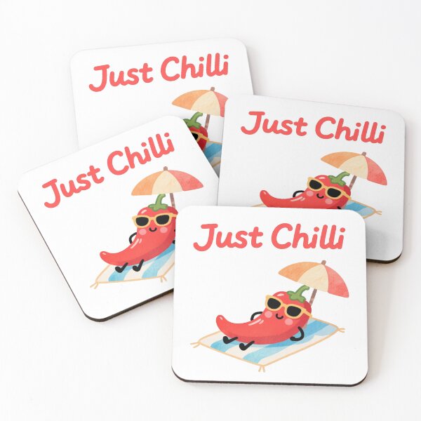 Item preview, Just Chilli – Beach-Relaxing Chili Pepper designed and sold by MissKoalaJY.