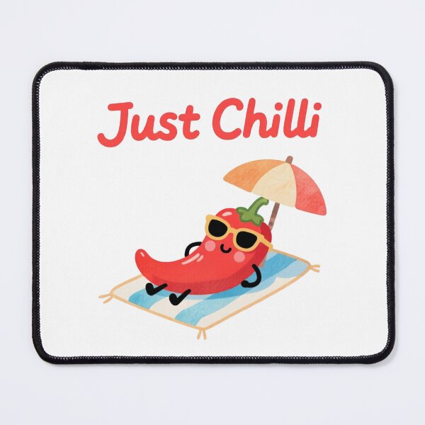 Item preview, Just Chilli – Beach-Relaxing Chili Pepper designed and sold by MissKoalaJY.