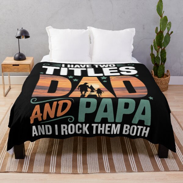 Item preview, I have two titles And Papa And I Rock Them Both Father's Day designed and sold by CruelShadesSt.