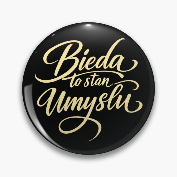 Item preview,  Bieda To Stan Umysłu | Polish Quote designed and sold by Anniko Art Studio.
