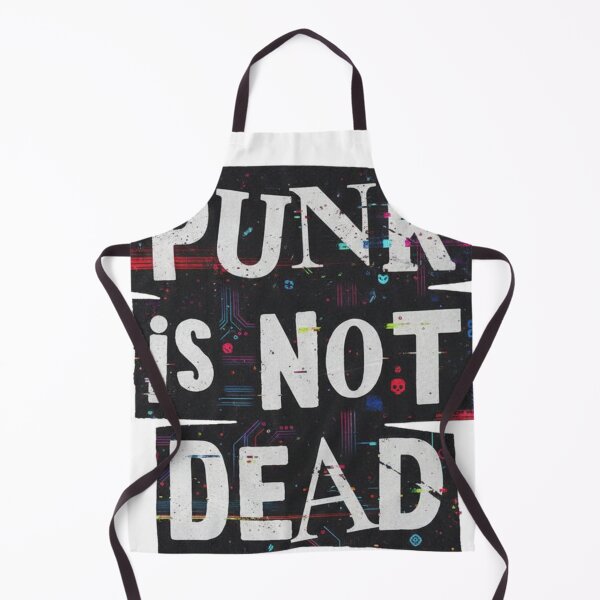 Item preview, Cyberpunk Rebellion - Glitch Art "Punk Is Not Dead" Edgy Streetwear Graphic designed and sold by Mind-Over-Mood.