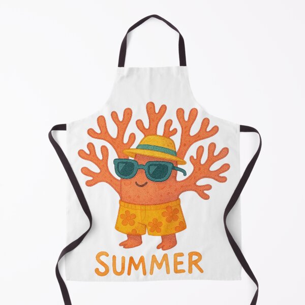 Item preview, Cute Summer Coral Reef Wearing Sunglasses designed and sold by BigBlueArt.