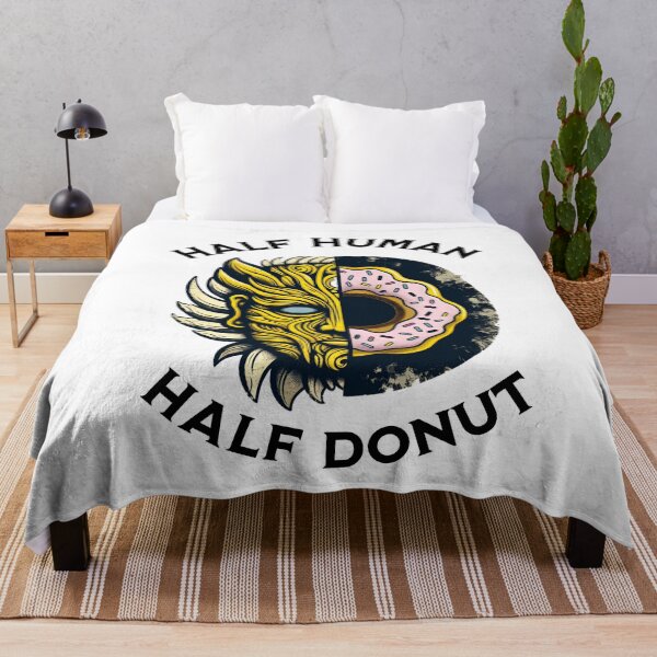Item preview, Half Human, Half Donut – Surreal Snack Identity Art designed and sold by denip.
