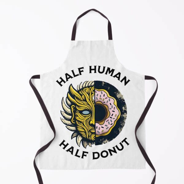 Item preview, Half Human, Half Donut – Surreal Snack Identity Art designed and sold by denip.